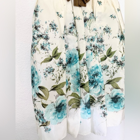 Vintage Sax Fifth Avenue 50s Floral Bow Prom Dress Evening Tulle - Picture 2 of 11